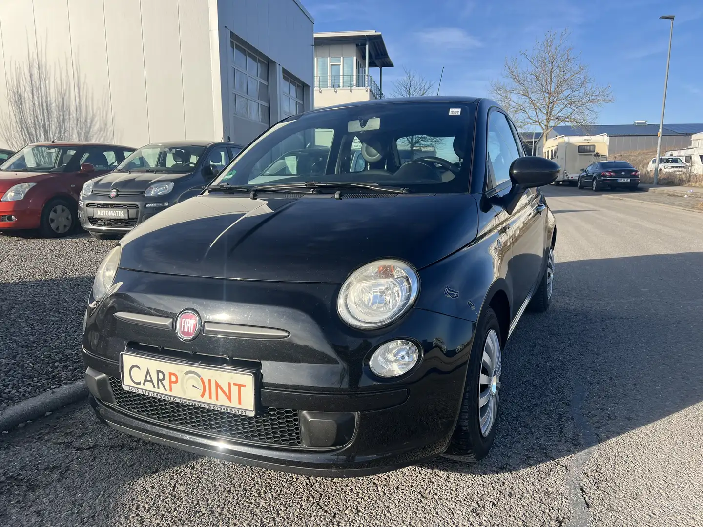 Fiat 500 *Klima*Leder*Euro5*TÜV10/27* Schwarz - 2