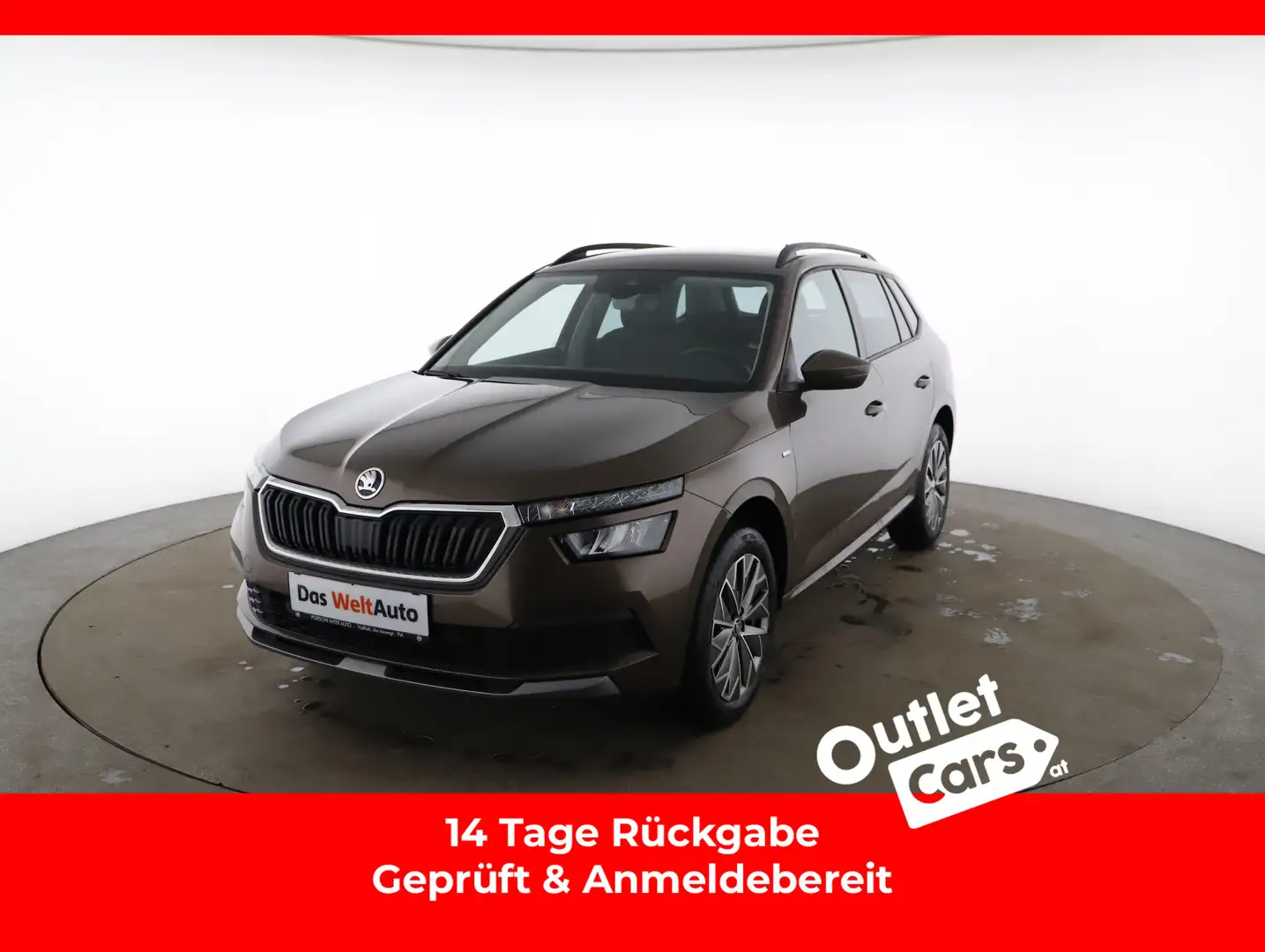 Skoda Kamiq 1.0 TSI Ambition LED+ASSIST+TEMP+LENKRDHZG Braun - 1