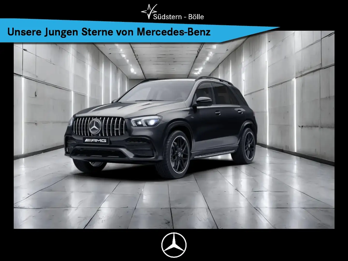Mercedes-Benz GLE 53 AMG 4M BURMESTER+AHK+DISTRONIC+360°KAM Schwarz - 1