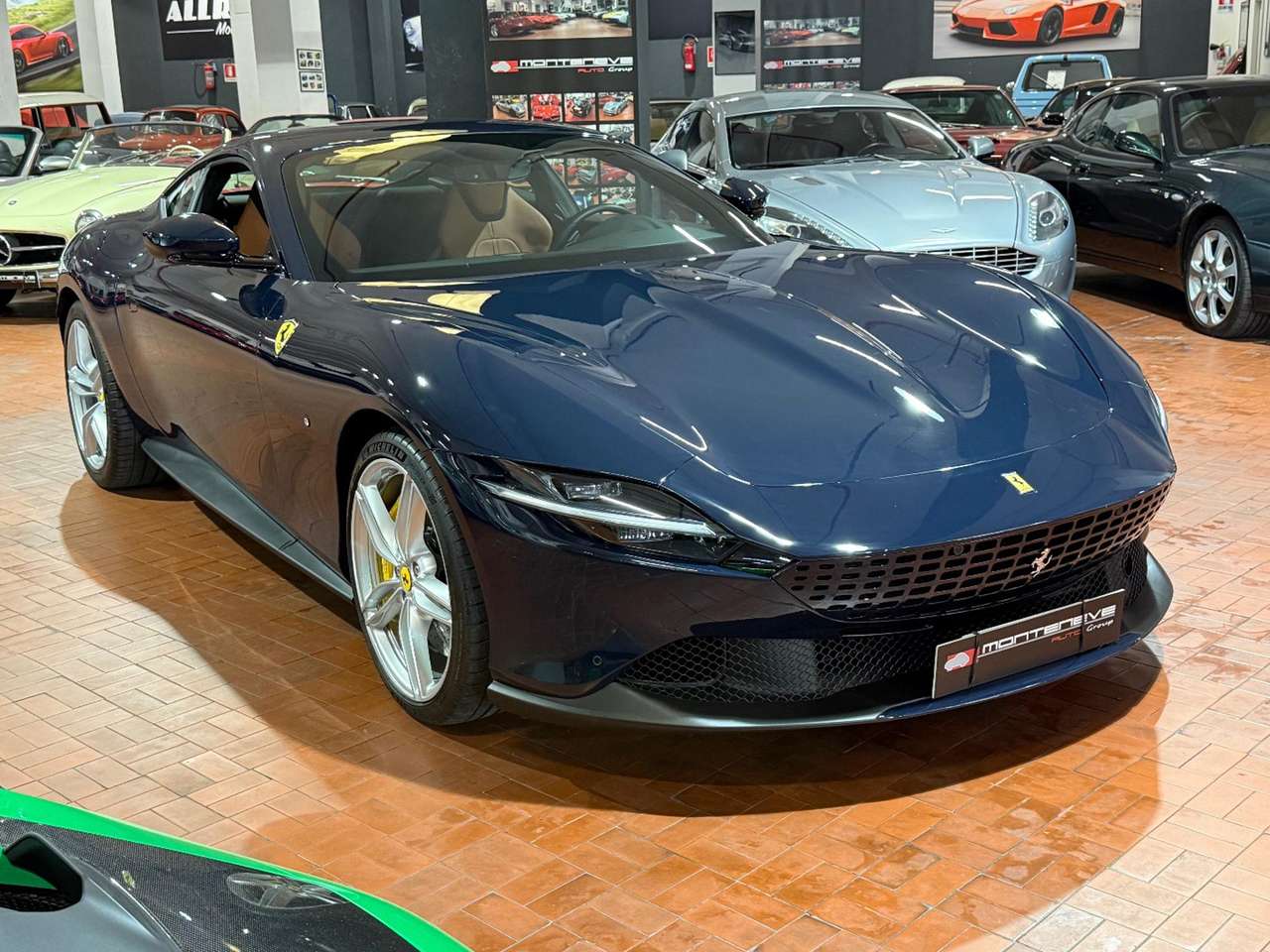 Ferrari Roma Blu Pozzi Pelle Cuoio - Ferrari Italia