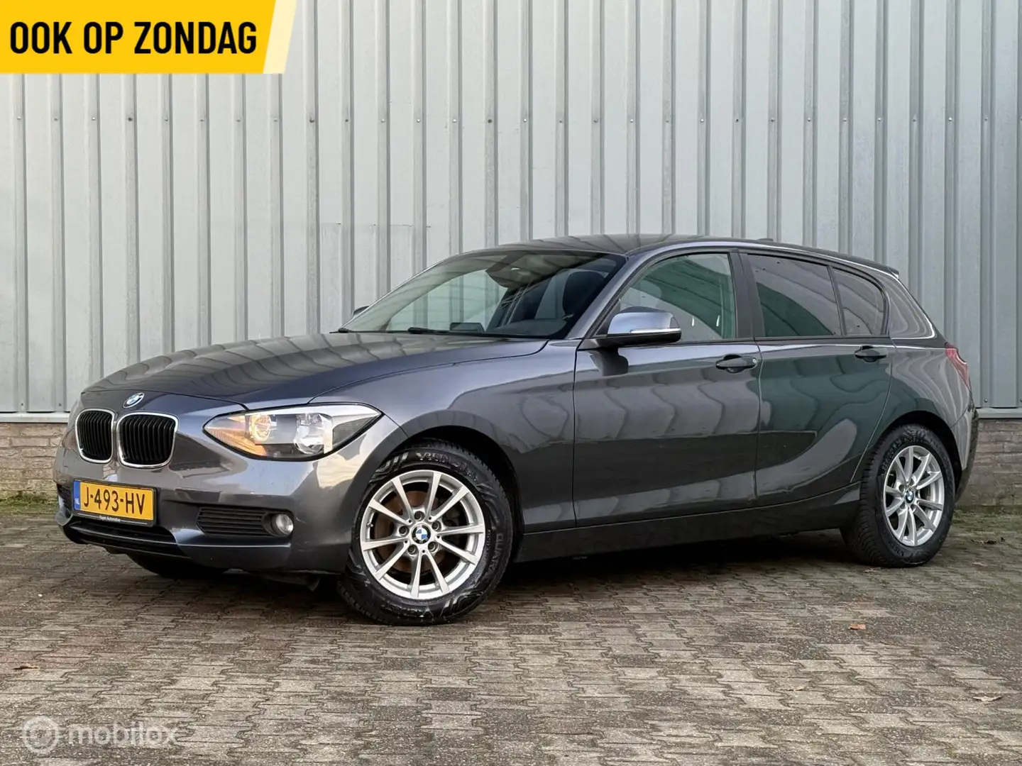 BMW 116 1-serie 116i EDE | Airco | Stoelverw. | PDC | NAVI Gris - 1