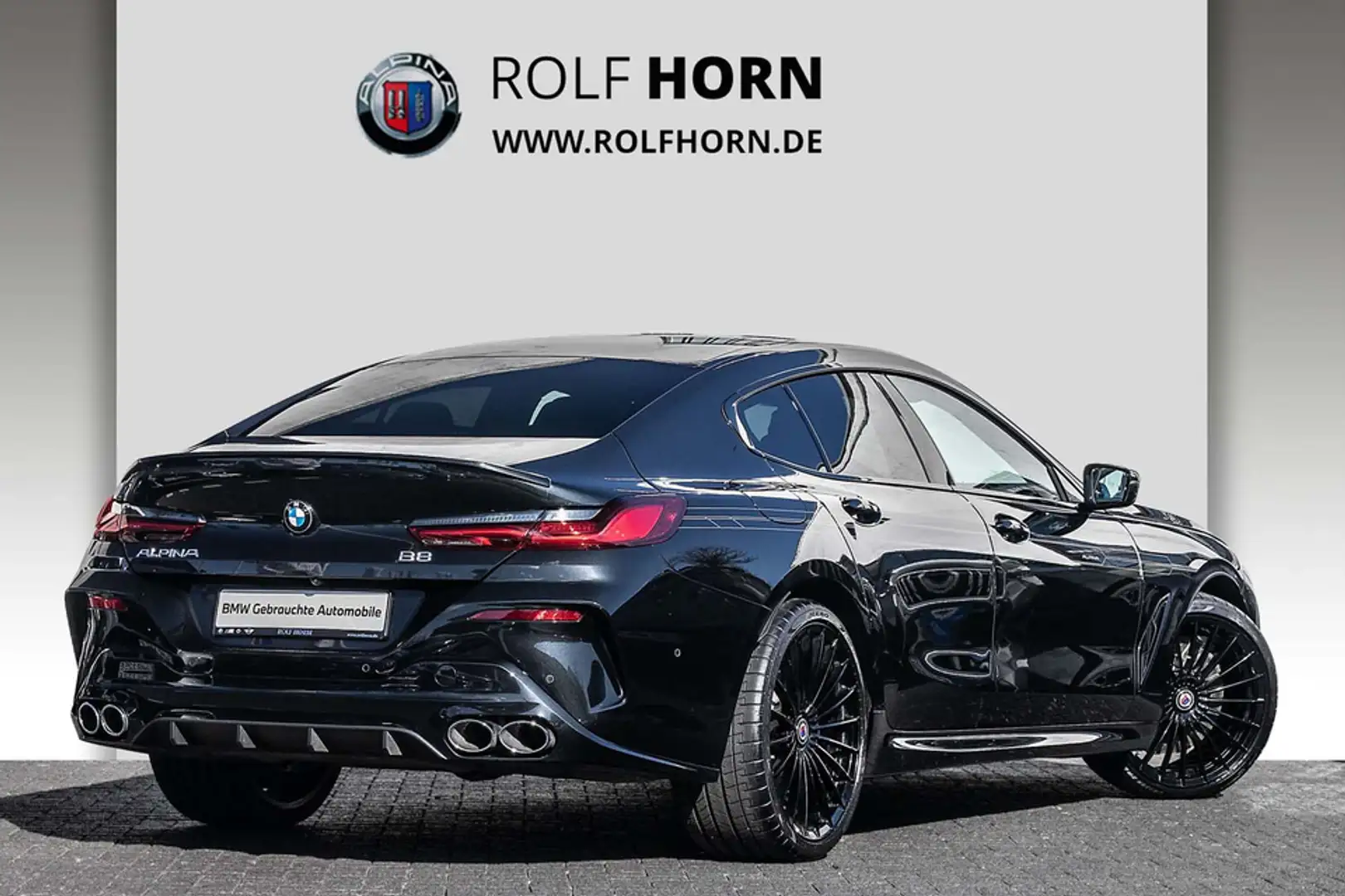 Alpina B8 4.4 Bi-Turbo Navi HeadUp Pano Laser 360° H/K Schwarz - 2