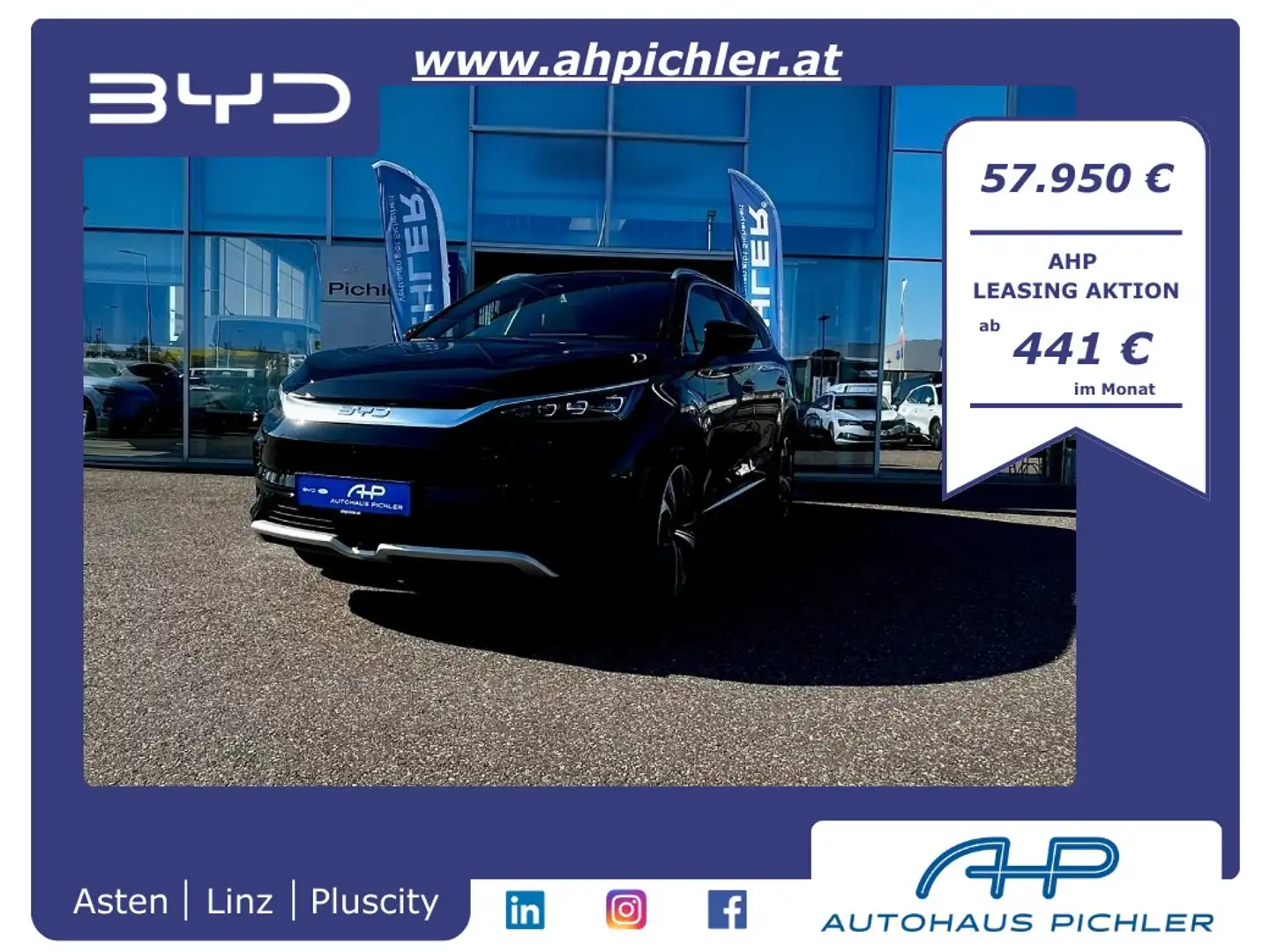 BYD Tang Flagship Facelift 108,8 kWh 517PS WOW GEWERBE A... Noir - 1