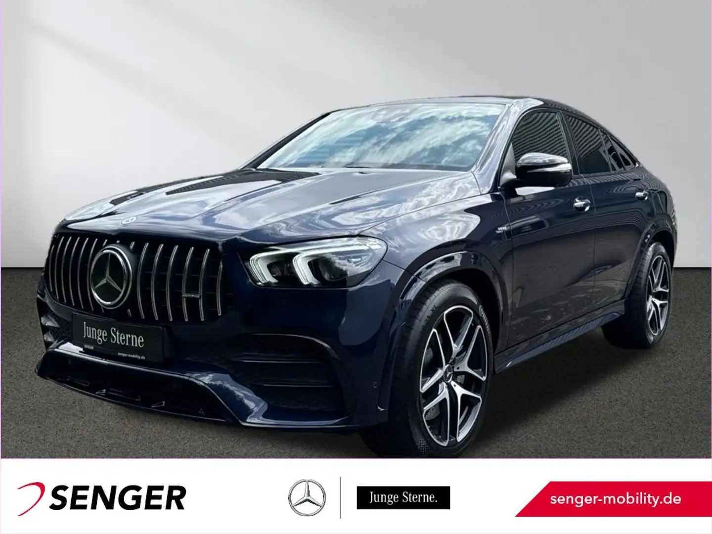 Mercedes-Benz GLE 53 AMG 4M+ Coupé Night Panorama Perf-Abgas Bleu - 1