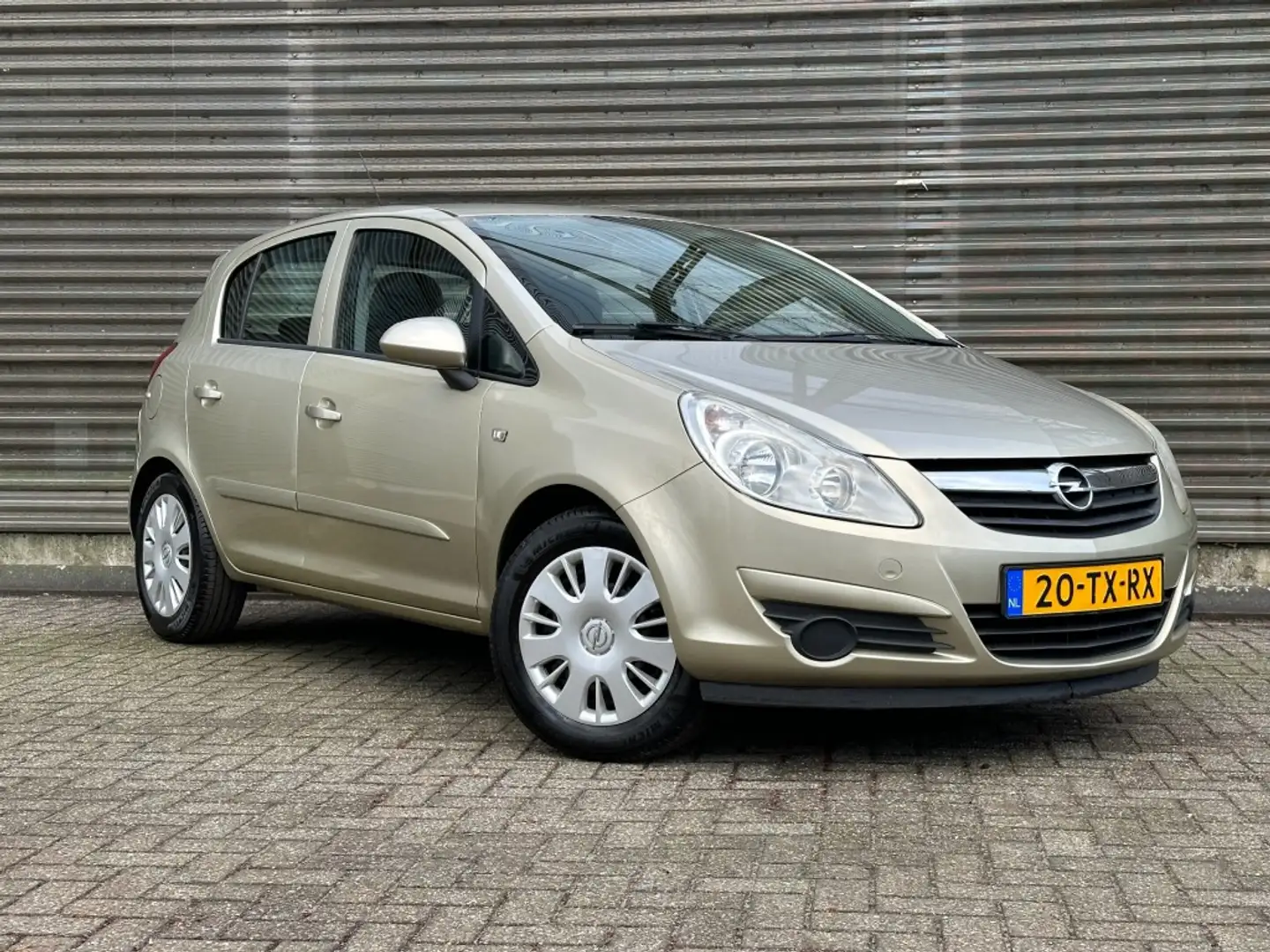 Opel Corsa 1.2-16V ENJOY AIRCO/AUTOMAAT !!APK 20-4-2025 !! Beżowy - 2