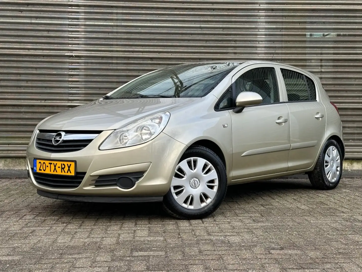 Opel Corsa 1.2-16V ENJOY AIRCO/AUTOMAAT !!APK 20-4-2025 !! Бежевий - 1