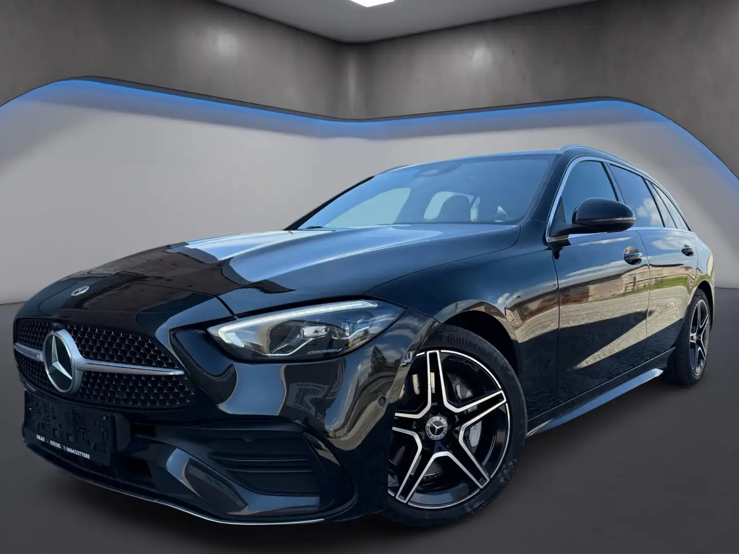 Mercedes-Benz C 300 d AMG Line *Kamera*Ambiente*Virtual* Noir - 1