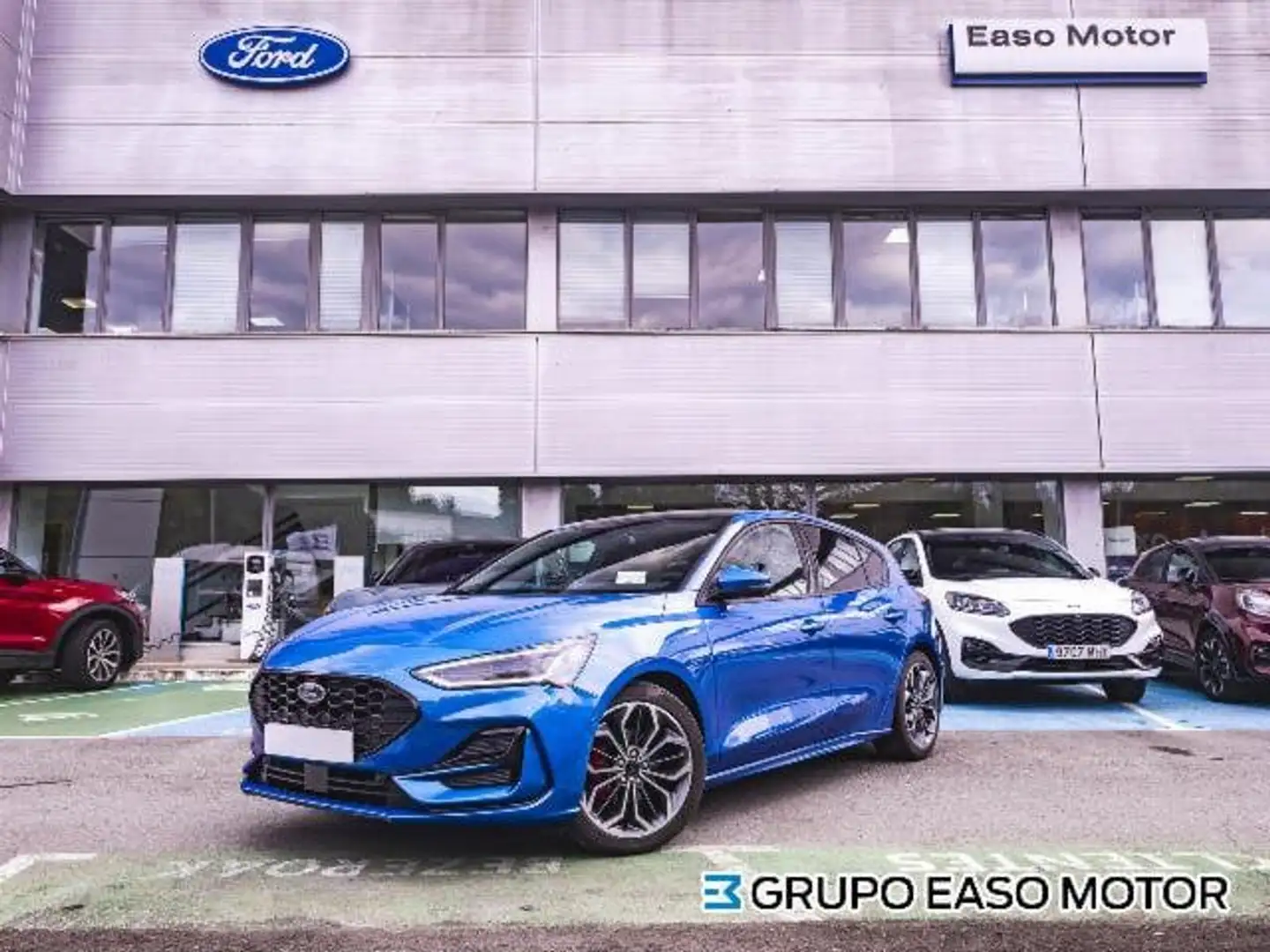 Ford Focus 1.0 Ecoboost MHEV ST-Line X 125 Blauw - 1