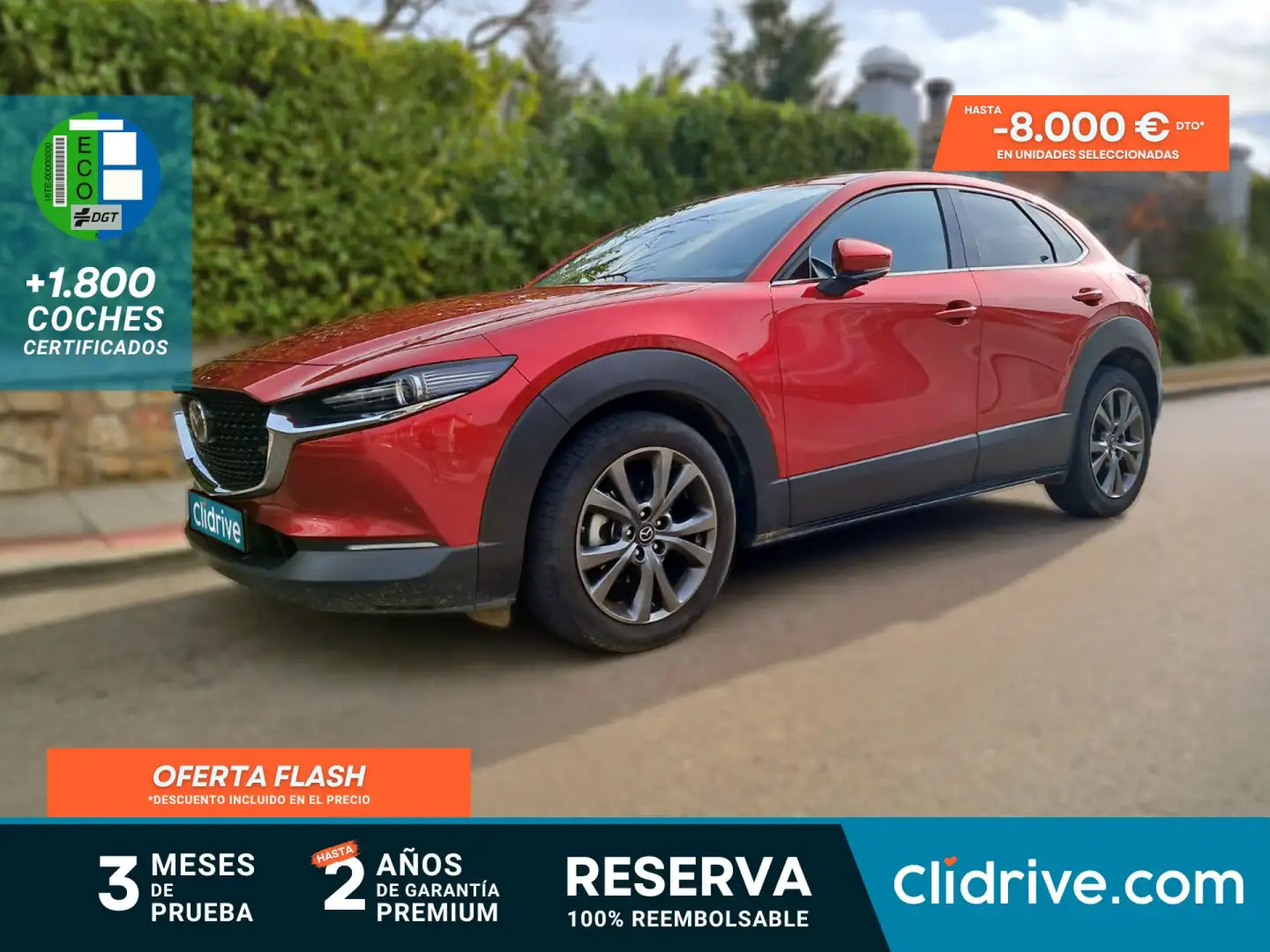 Mazda CX-30 2.0 Skyactiv-X Zenith Sin Pack Bose AWD Aut. 137kW Rojo - 1