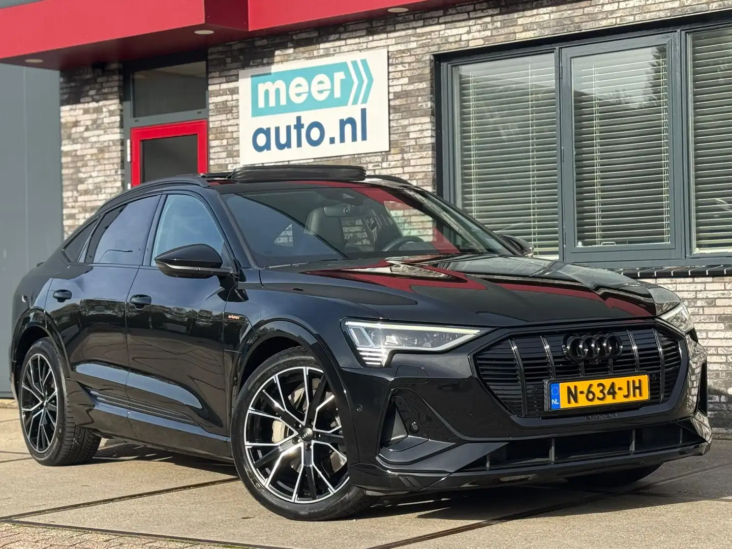 Audi e-tron Sportback 50 quattro 3x S-LINE l VOL! l RS-ZETELS Zwart - 1