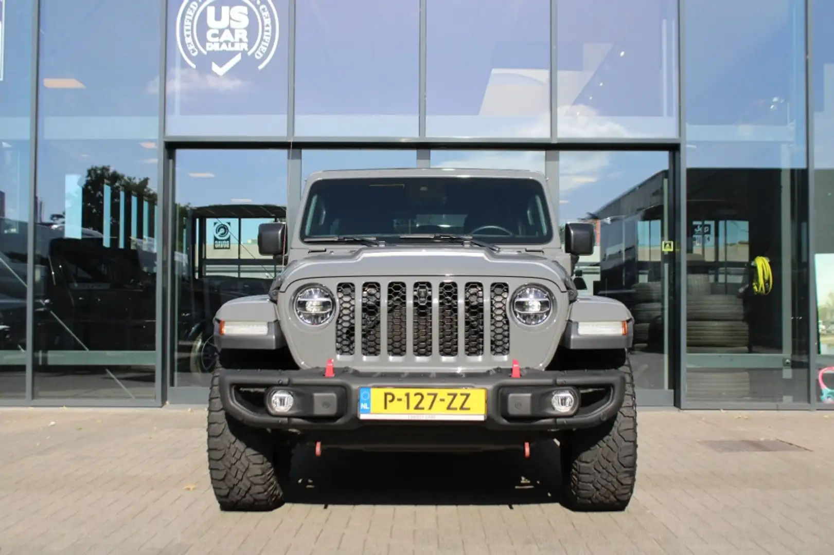 Jeep Wrangler 4XE 380 SAHARA / Plug In Hybrid / My Sky open dak Grijs - 2