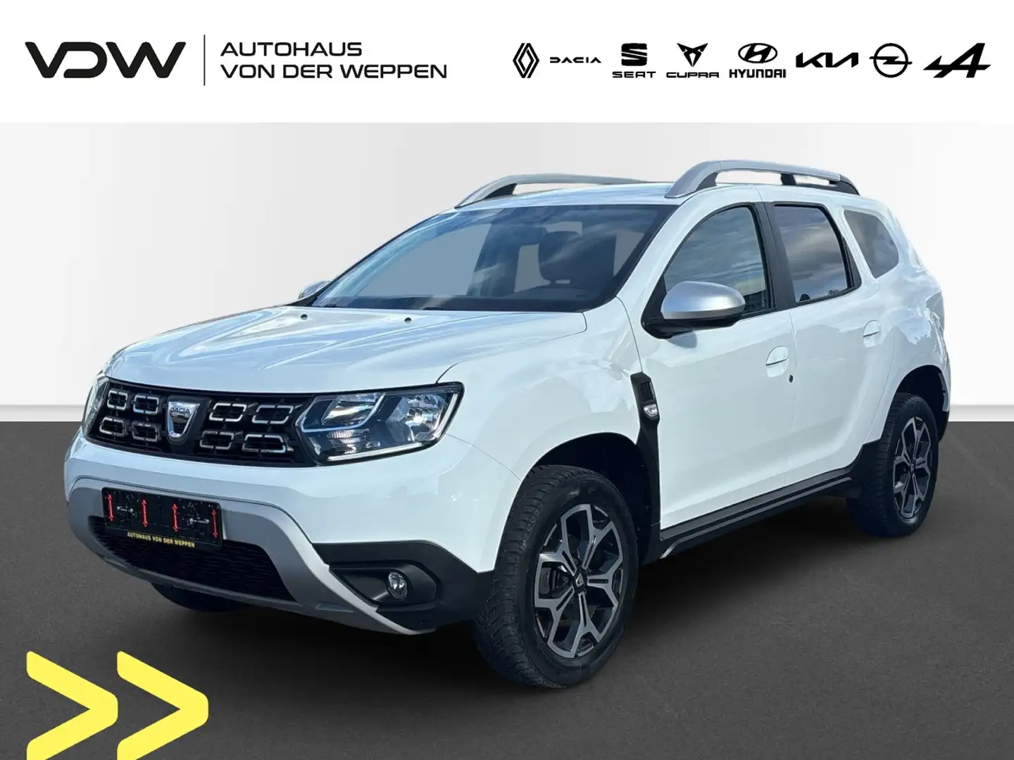 Dacia Duster II Prestige TCE 100 LPG Klima Navi Rückfahrkamera Weiß - 1
