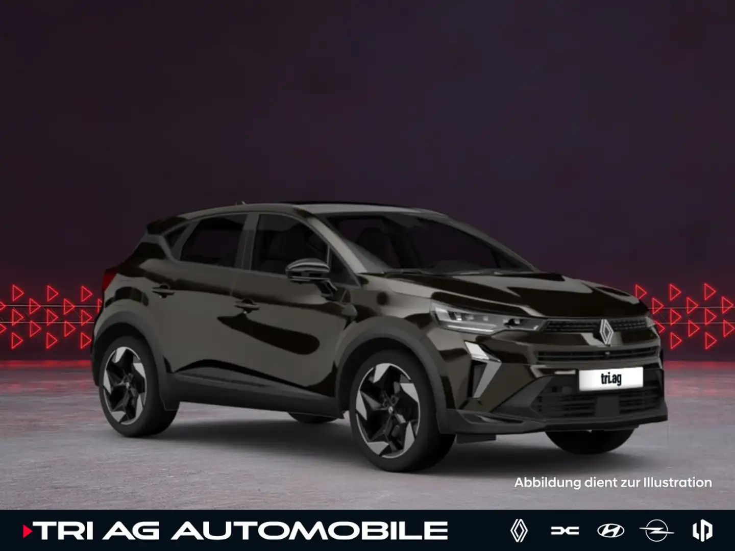 Renault Captur CAPTUR II Techno Mild Hybrid 160 EDC Zwart - 1