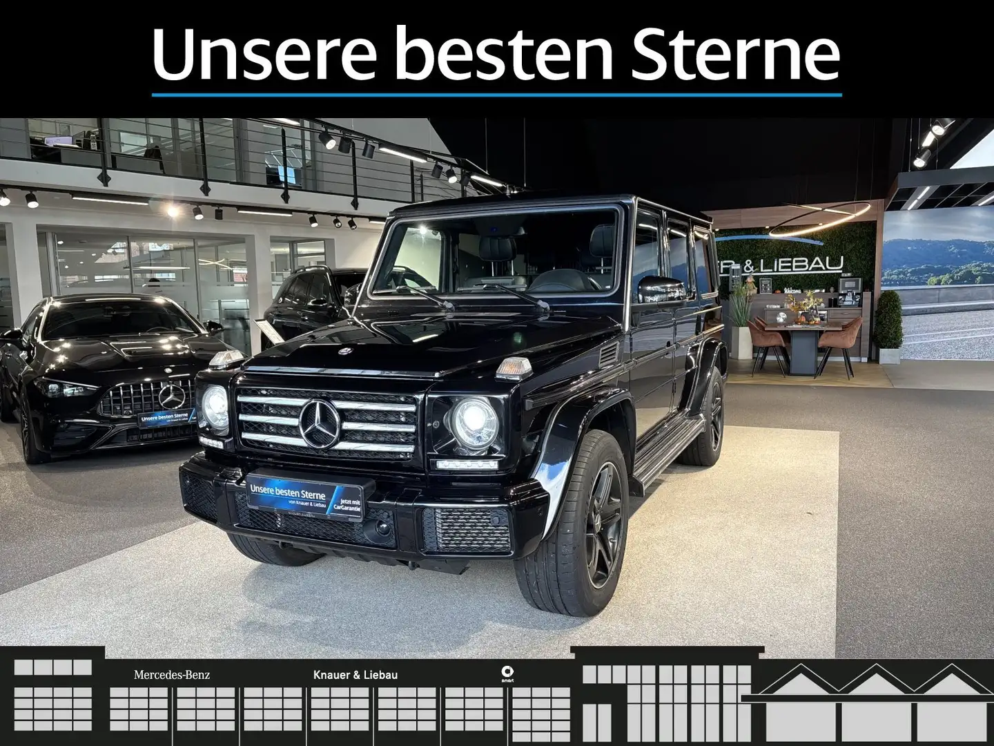 Mercedes-Benz G 500 G 500 Designo*Comand*H&K*Cam*SHD*Stndhzg*AHK* Schwarz - 2