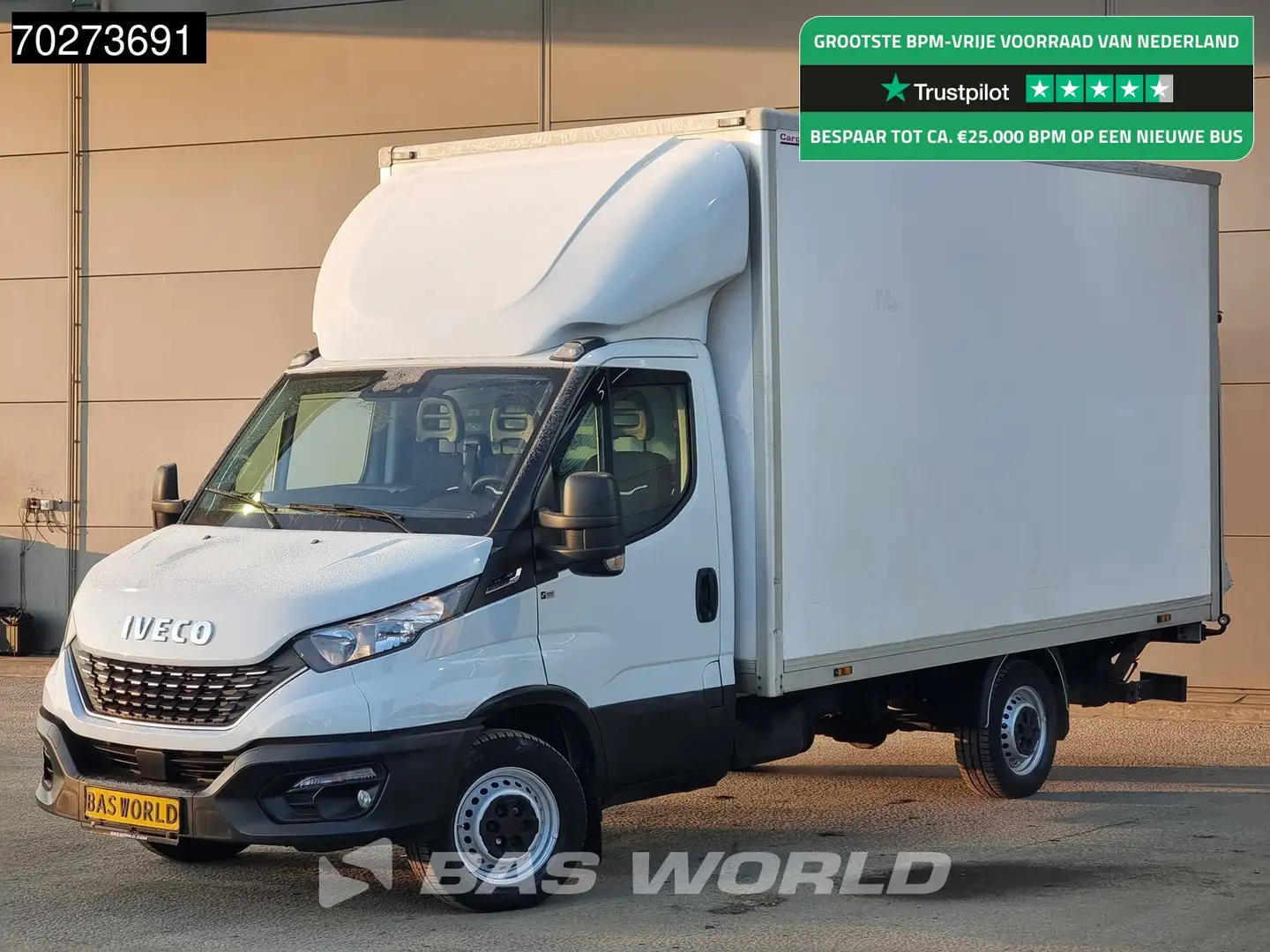 Iveco Daily 35S14 Automaat Laadklep Zijdeur Bakwagen Airco Cru Wit - 1