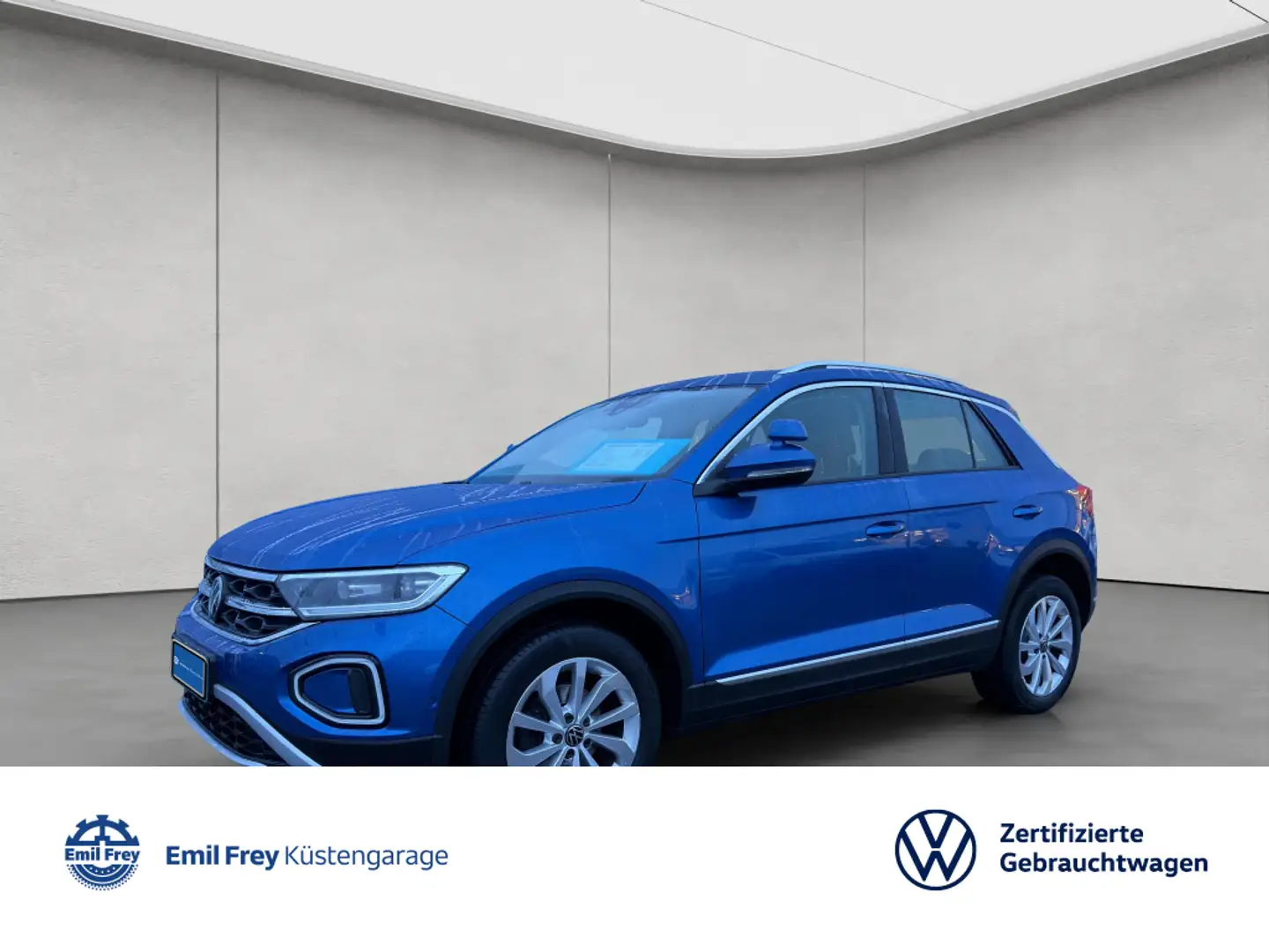 Volkswagen T-Roc Style 2.0l TDI 6-Gang FAHRSCHULWAGEN ACC A Blau - 1