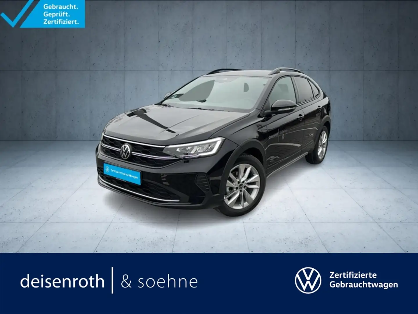 Volkswagen Taigo Goal 1.0 TSI DSG LED/Nav/AppCon/Clima/SHZ/Assist Schwarz - 1