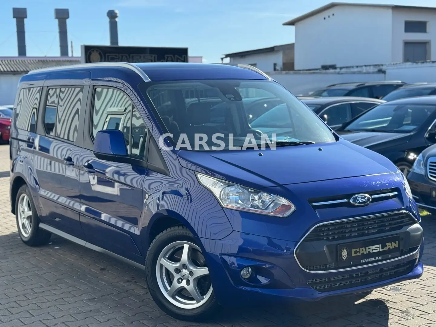 Ford Transit Connect TITANIUM 1.HND+7-SITZ+PANO+R.KAM Blau - 1