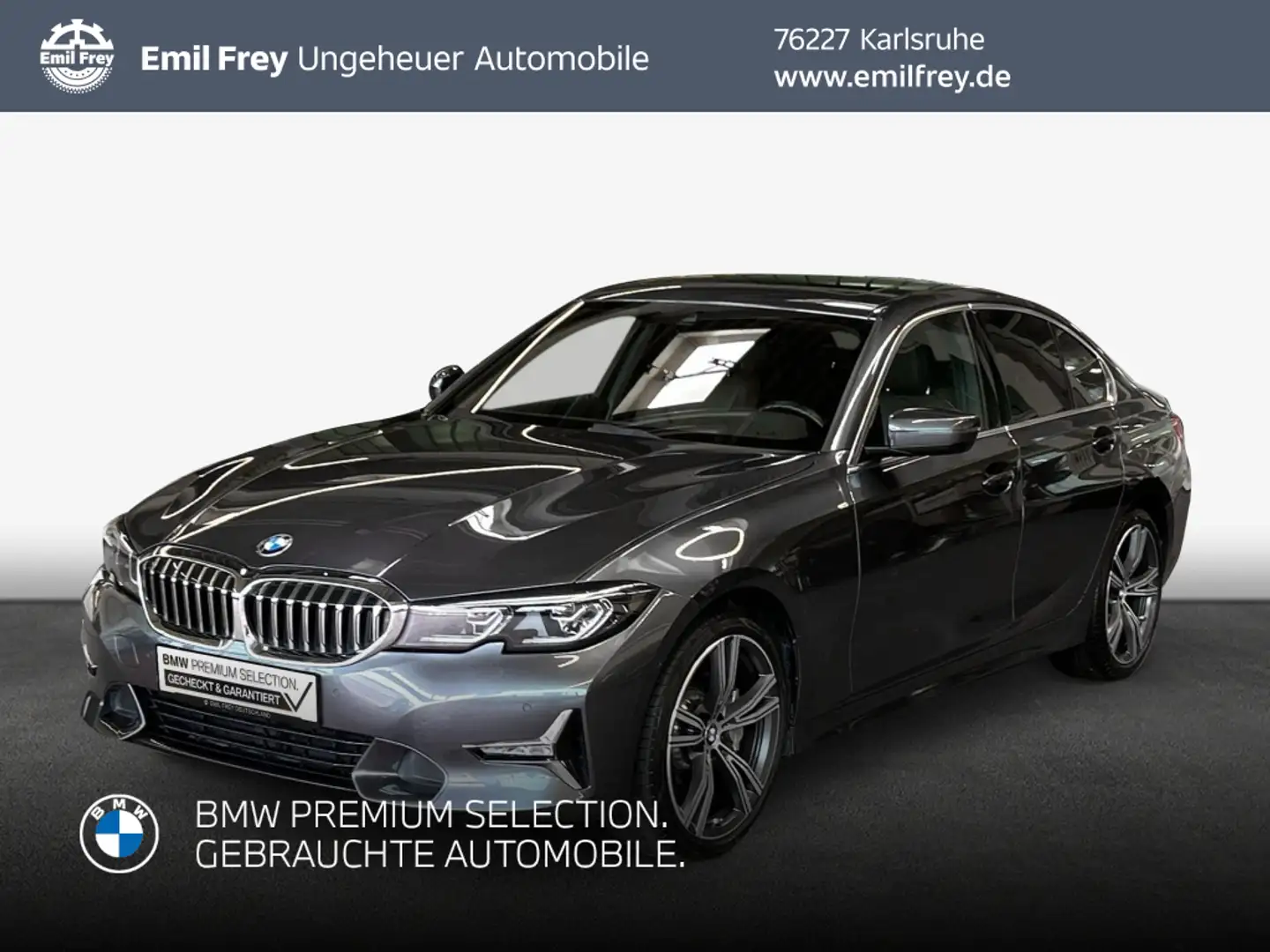 BMW 330 i xDrive Aut. Luxury Line Laser Glasdach AHK Grau - 1