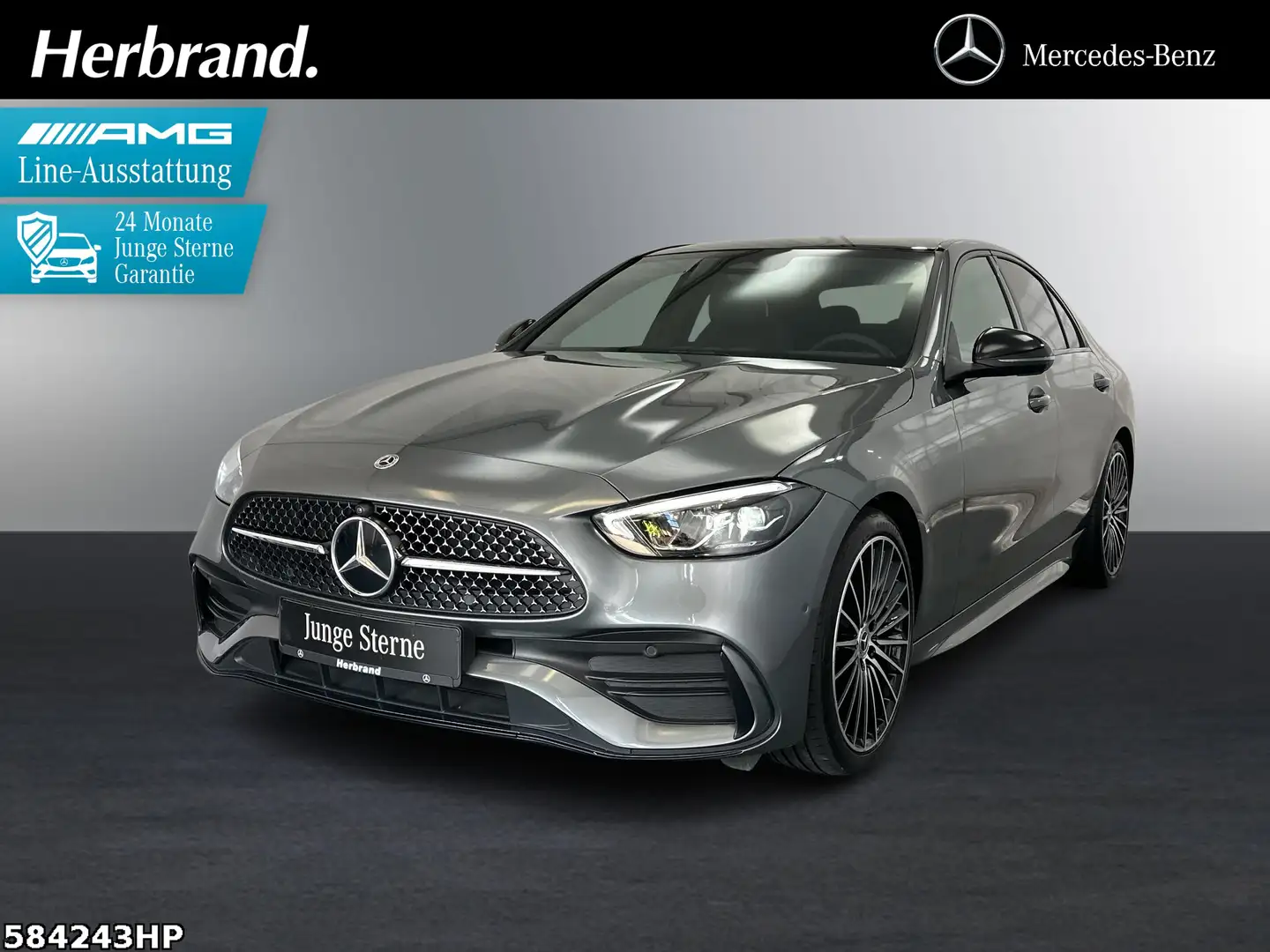Mercedes-Benz C 300 d AMG  Panorama 360° Night Memory Sitzhzg. Grau - 1