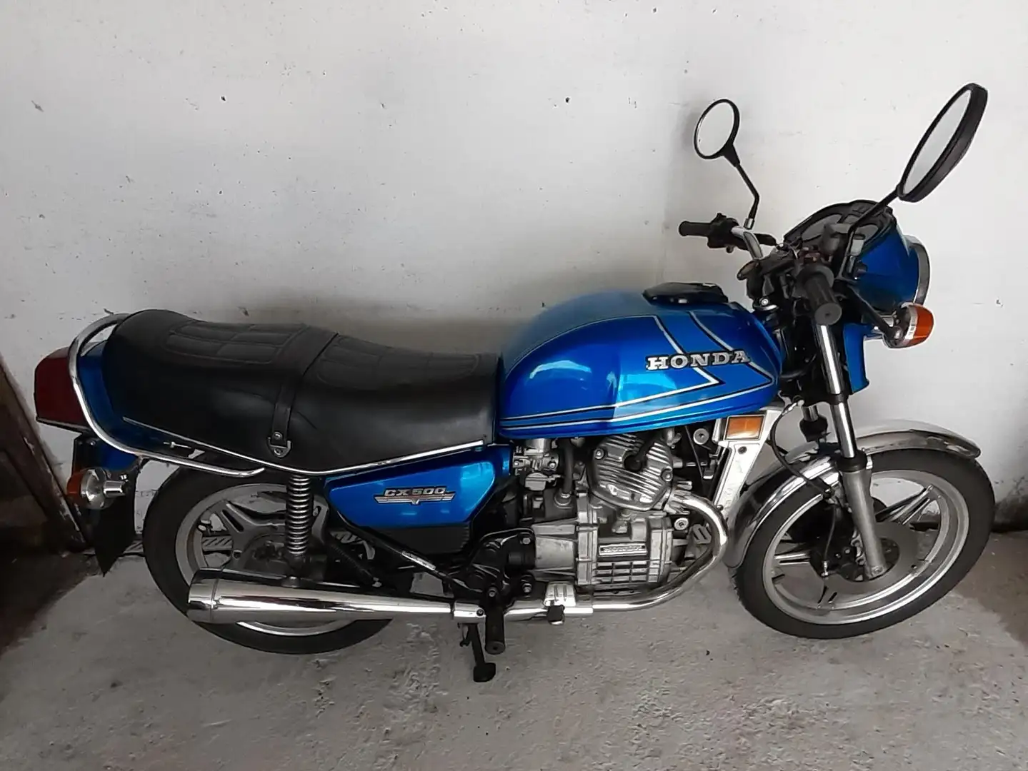Honda CX 500 Blu/Azzurro - 1