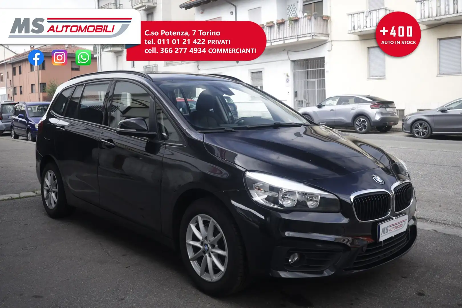 BMW 218 BMW Serie 2 Gran Tourer 218d Gran Tourer Luxury 7 Nero - 1