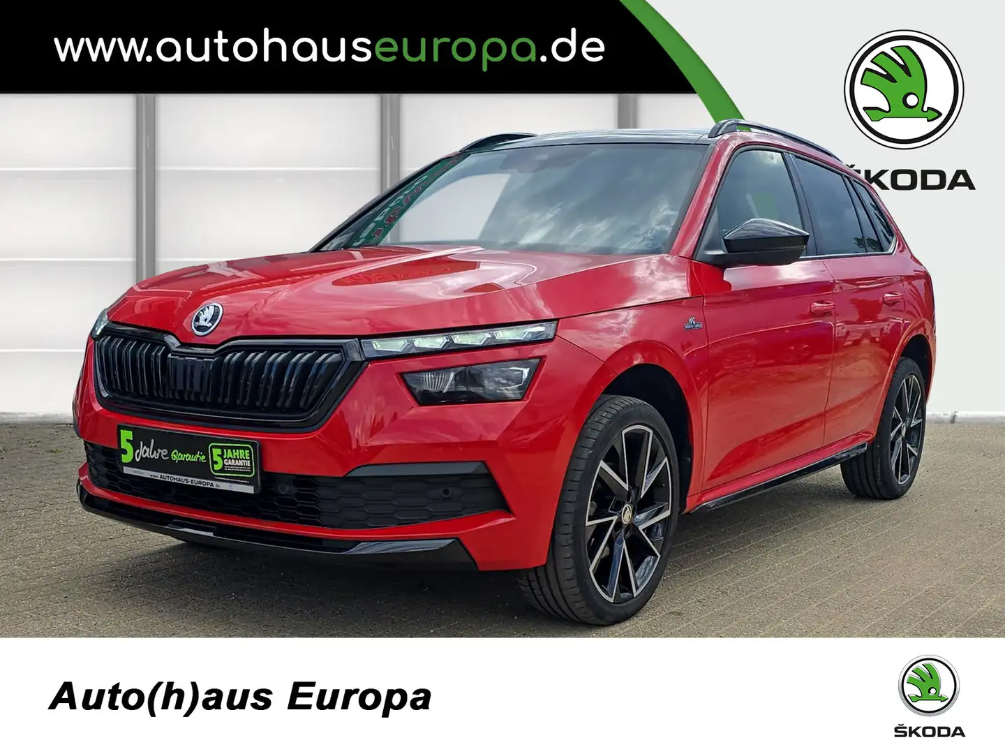 Skoda Kamiq 1.5 TSI Monte Carlo Navi Virt. Cockpit Pano Kam Kl Rot - 1