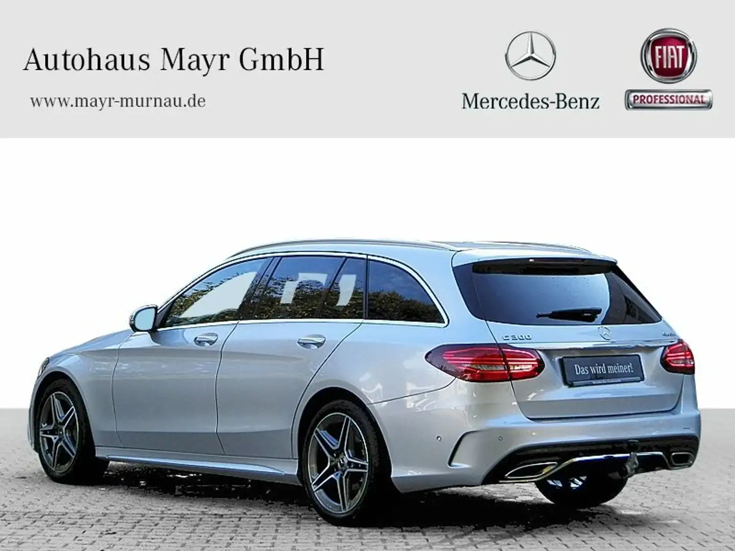 Mercedes-Benz C 300 C 300 T 4x4 AMG PANO. HEAD-UP AIR BODY 360°+DAB Argento - 2
