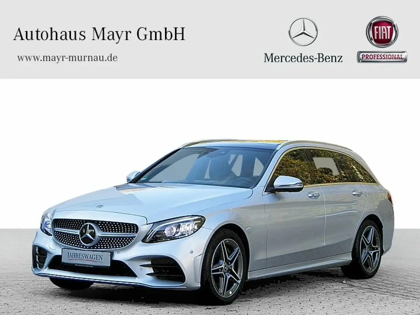Mercedes-Benz C 300 C 300 T 4x4 AMG PANO. HEAD-UP AIR BODY 360°+DAB Argento - 1
