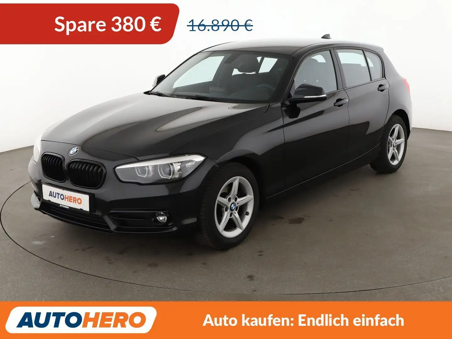 BMW 116 116i Edition Sport Line Shadow *NAVI*LED*TEMPO* Schwarz - 1