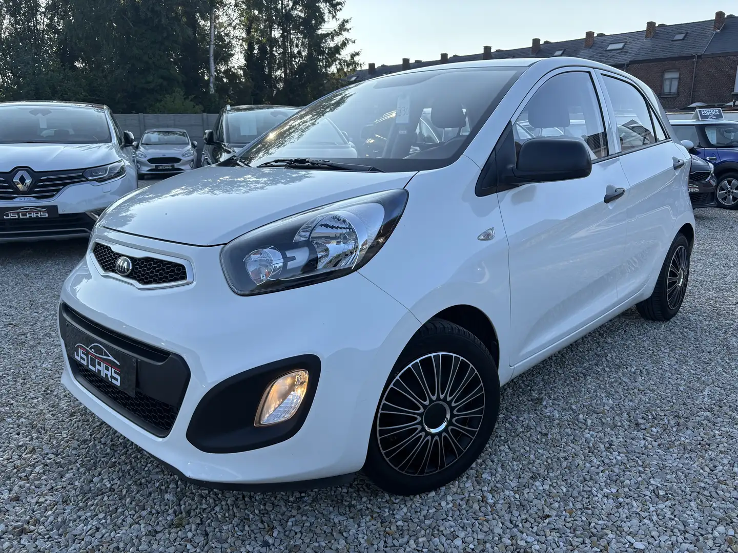 Kia Picanto 1.0i*1er main*airco*carnet*feuille rose Blanc - 1