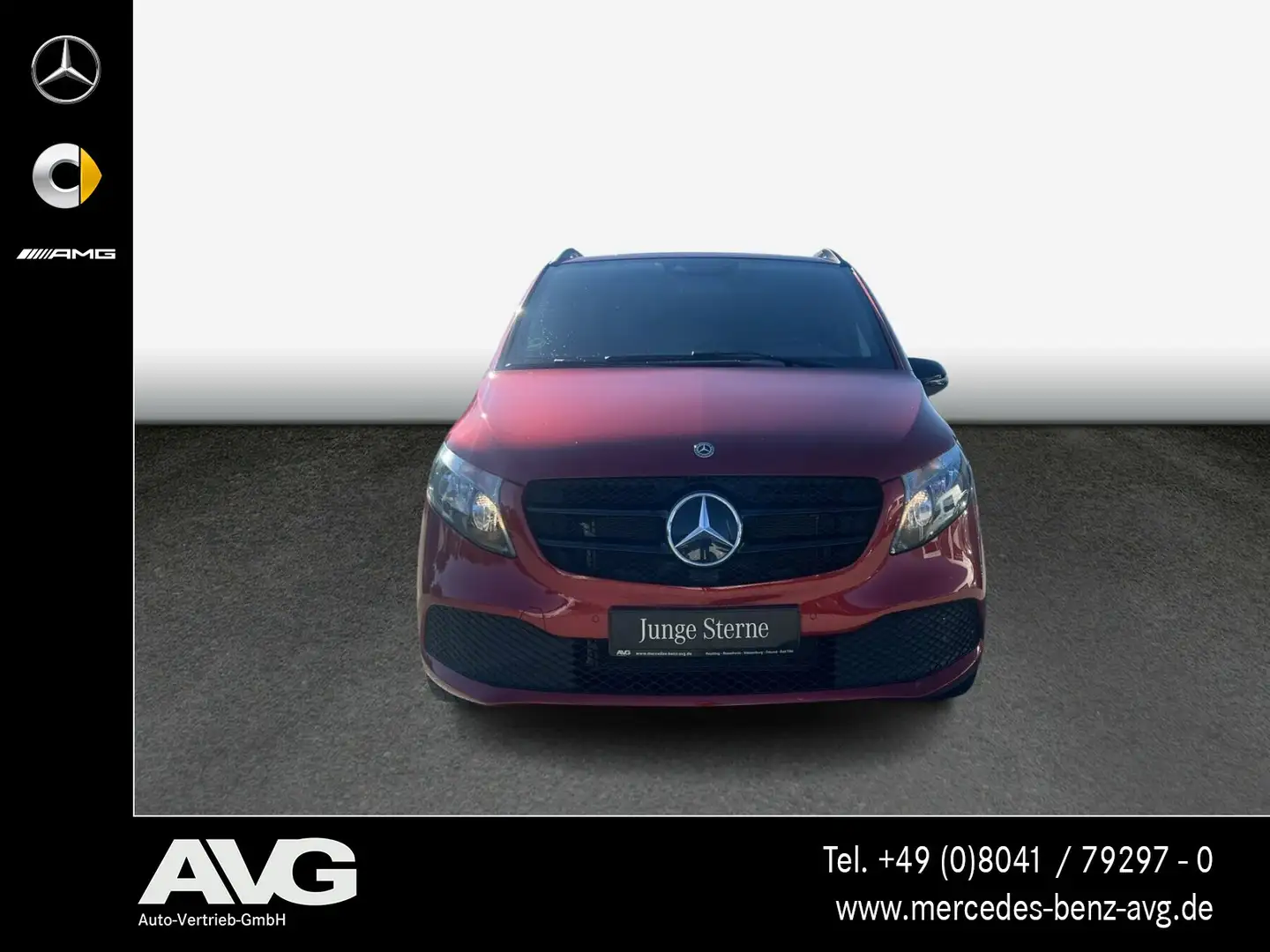 Mercedes-Benz V 300 V 300 d 4MATIC ED Lang LED/AHK/NAVI/DISTRONIC Navi Czerwony - 2