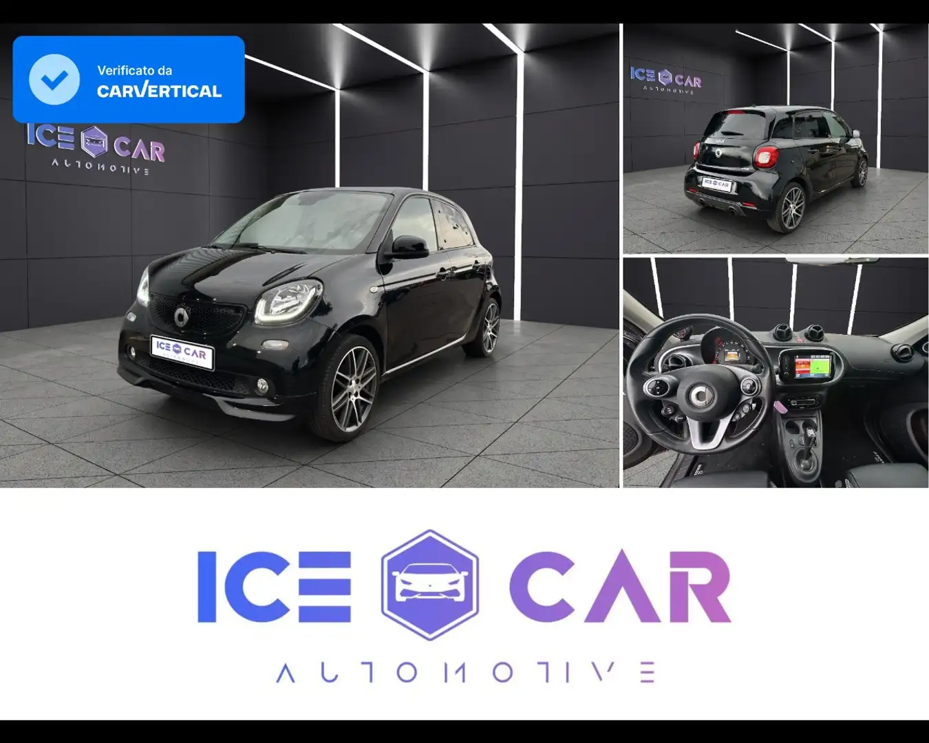 smart forFour 2ªs. (W453) - forfour BRABUS 0.9 Turbo twinamic Xc Zwart - 1