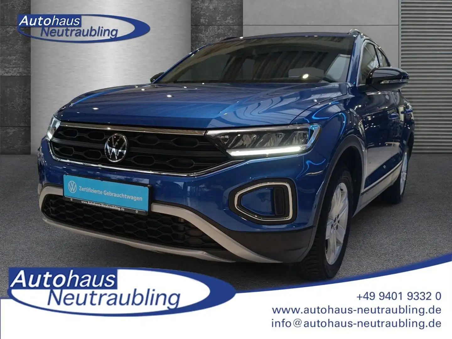 Volkswagen T-Roc 1.0 TSI "GOAL" 116 PS +NAVI+REARVIEW+SHZ+LED+ Blau - 1