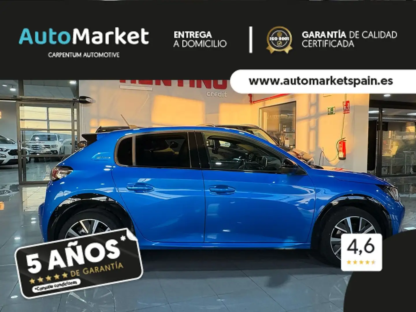 Peugeot 208 1.2 Puretech S&S GT Line EAT8 130 Azul - 2
