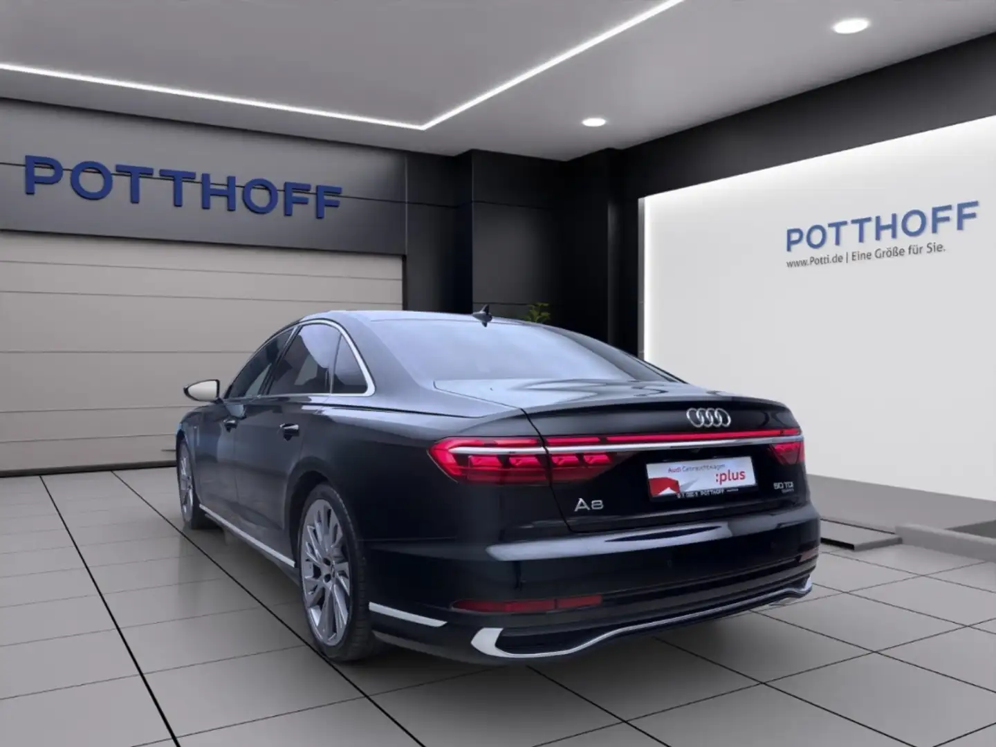 Audi A8 50 TDI Q S LINE PANO AHK HD-MATRIX NAVI HuD Noir - 2