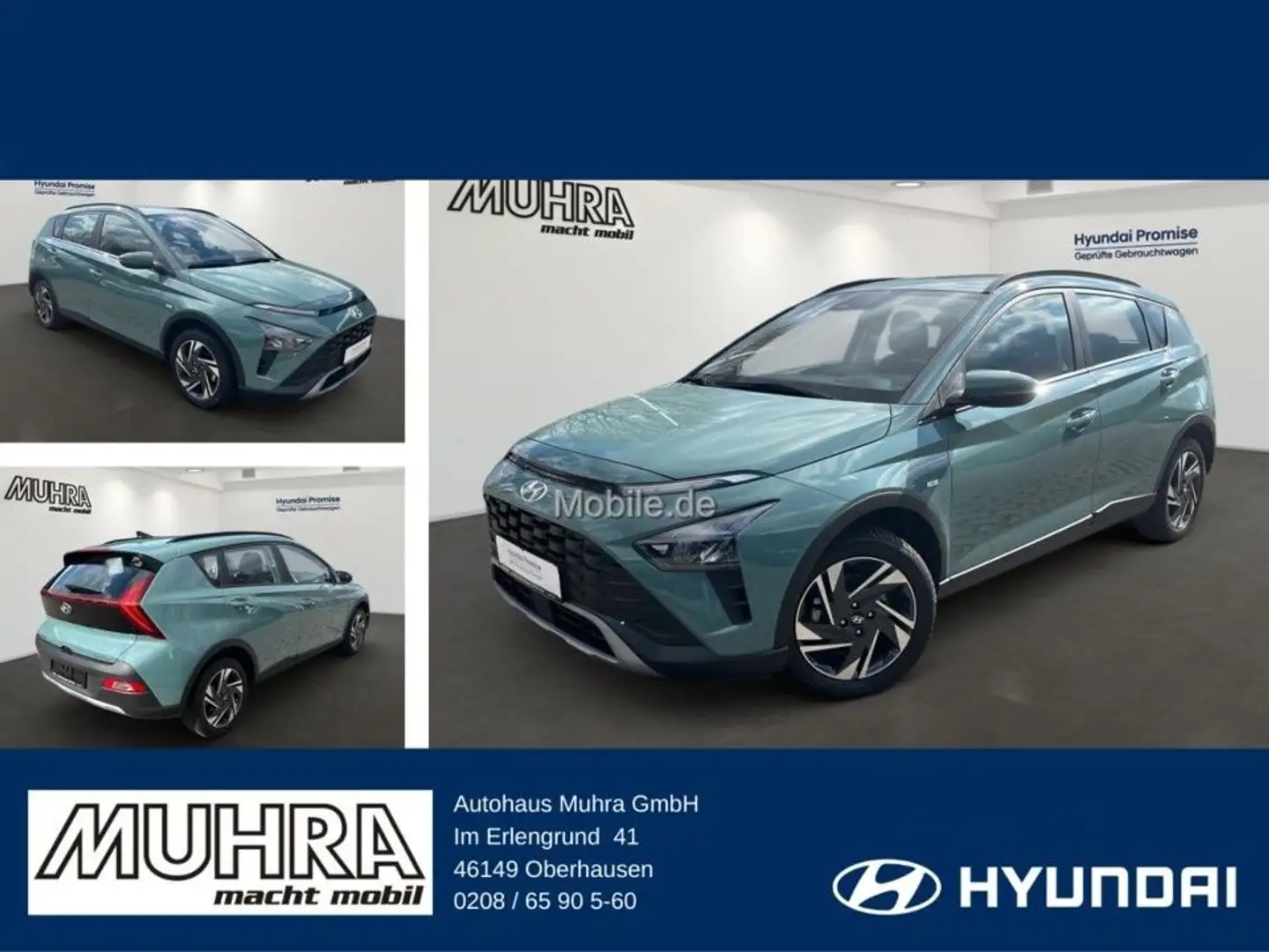Hyundai BAYON 1.0 T-GDI 48V TREND 7-DCT NAVI BOSE LED Green - 1