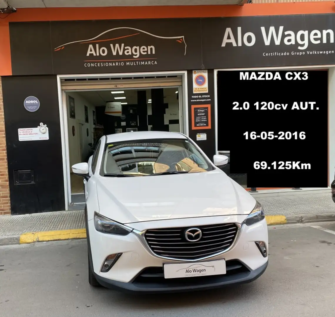 Mazda CX-3 2.0 Style+ 2WD Aut. 120 Blanco - 1