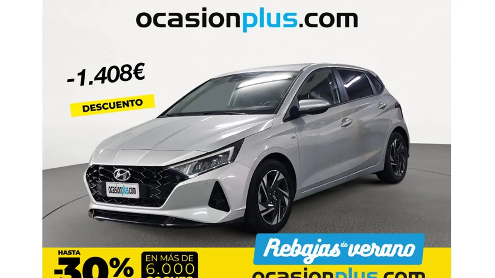 Hyundai i20 1.0 TGDI Tecno 2C 48V 100 Argent - 1