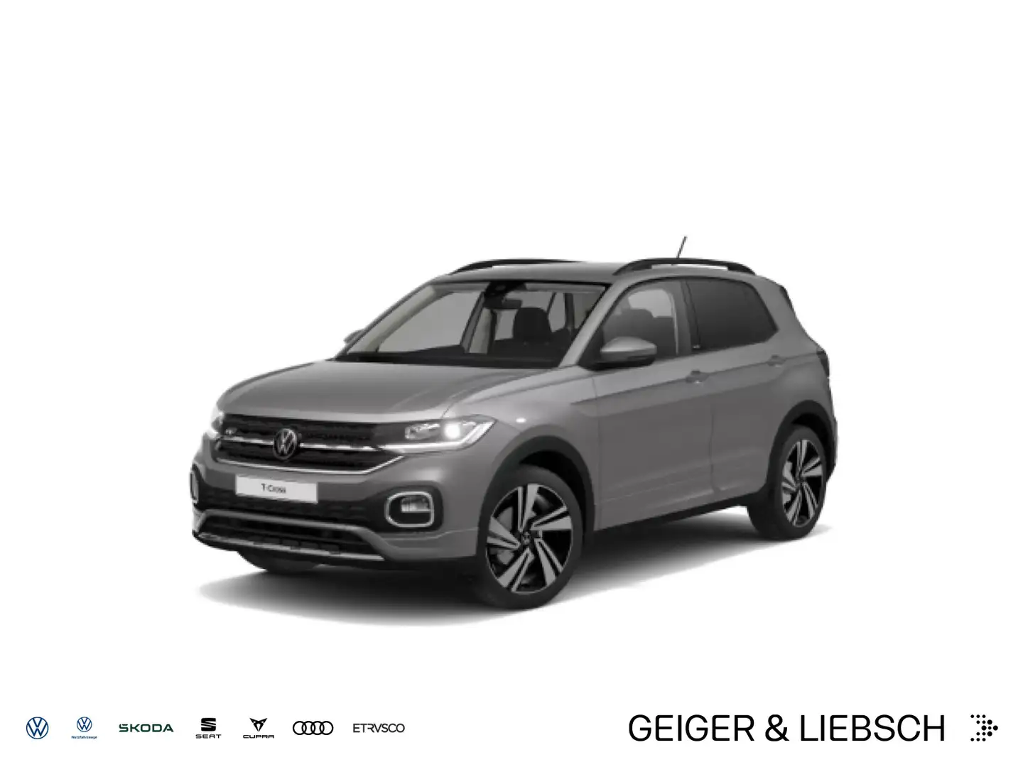 Volkswagen T-Cross 1,5 TSI DSG ACTIVE+LED+ACC+Navi Grau - 1