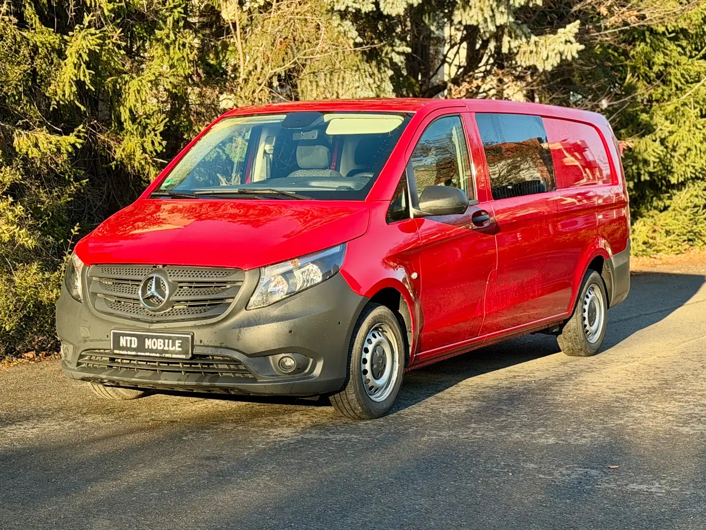 Mercedes-Benz Vito 114 CDI Mixto Extralang HA+1.HAND+5-SITZE+DPF Rot - 2