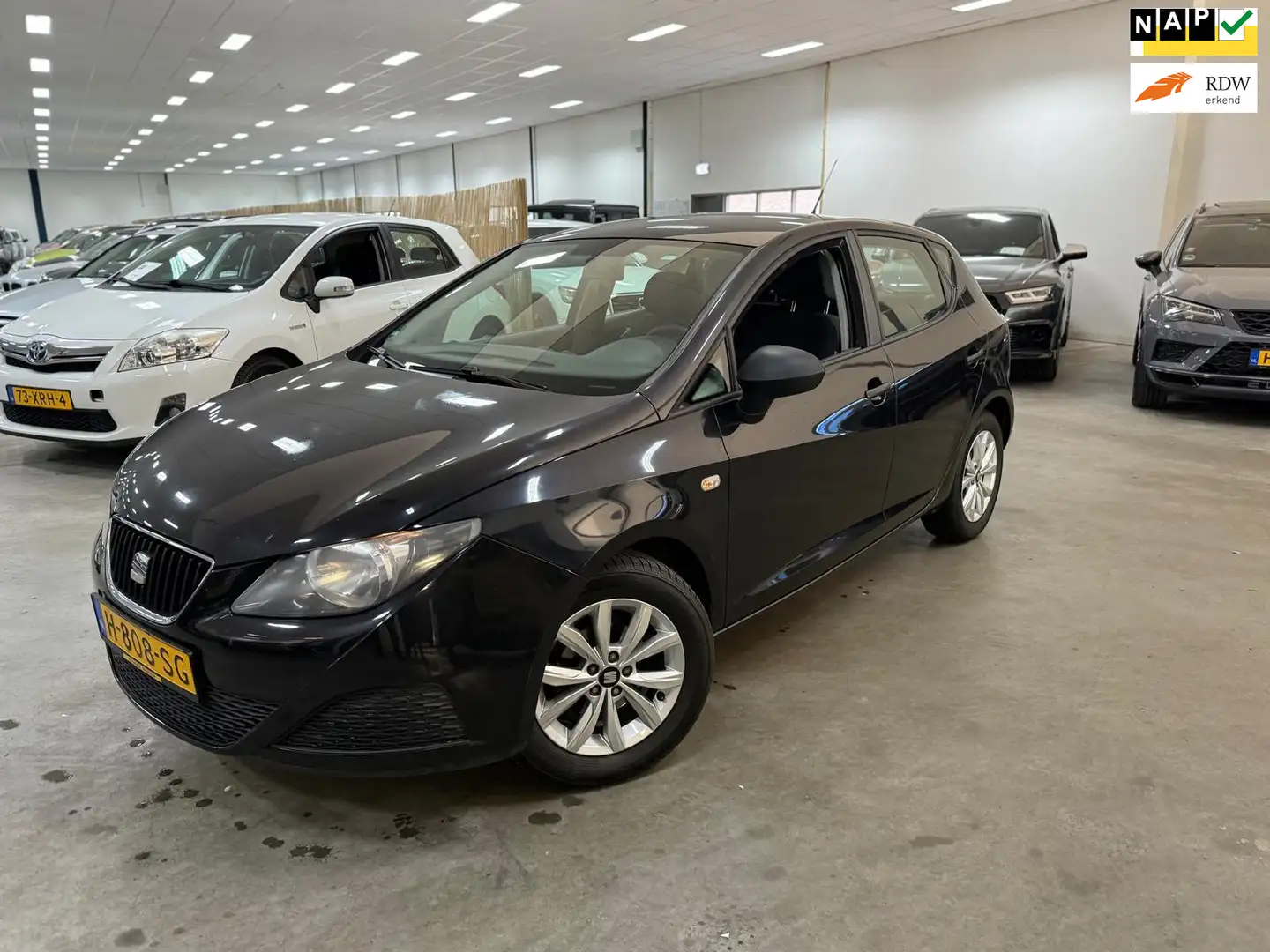 SEAT Ibiza 1.4 Reference / AIRCO / NAVI-CARPLAY-MULTIEMEDIA / Zwart - 1