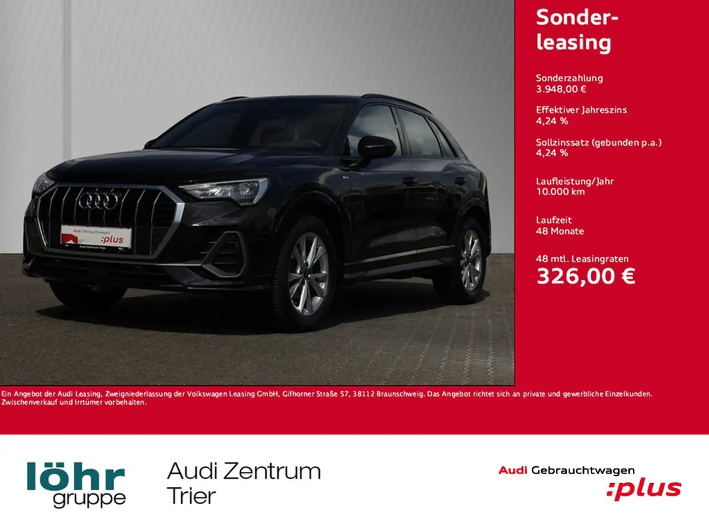 Audi Q3 35 TDI S line Sportpaket S-tronic Negro - 1