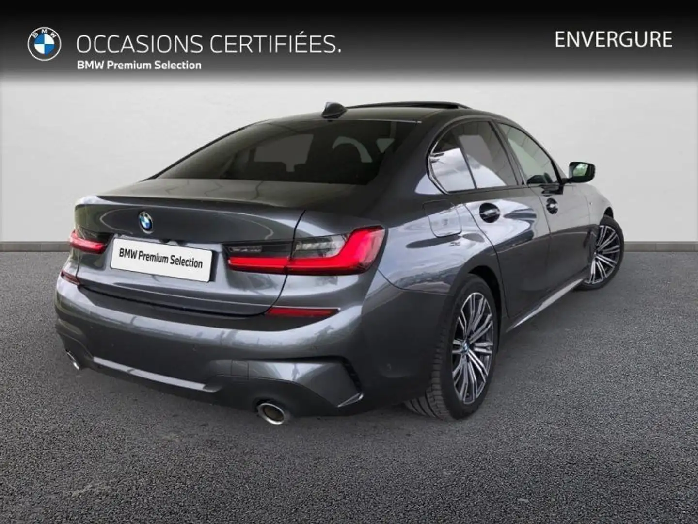 BMW 320 320dA MH 190ch M Sport Noir - 2