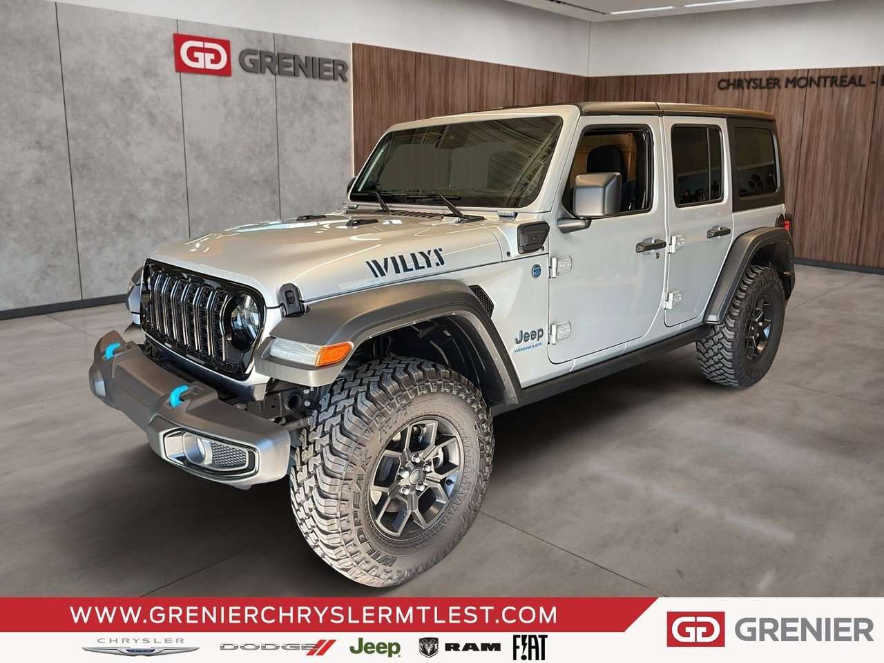 2024 Jeep Wrangler 4P WILLYS 4XE + HYBRIDE + 4X4 4.10 AXLE RATIO + E-