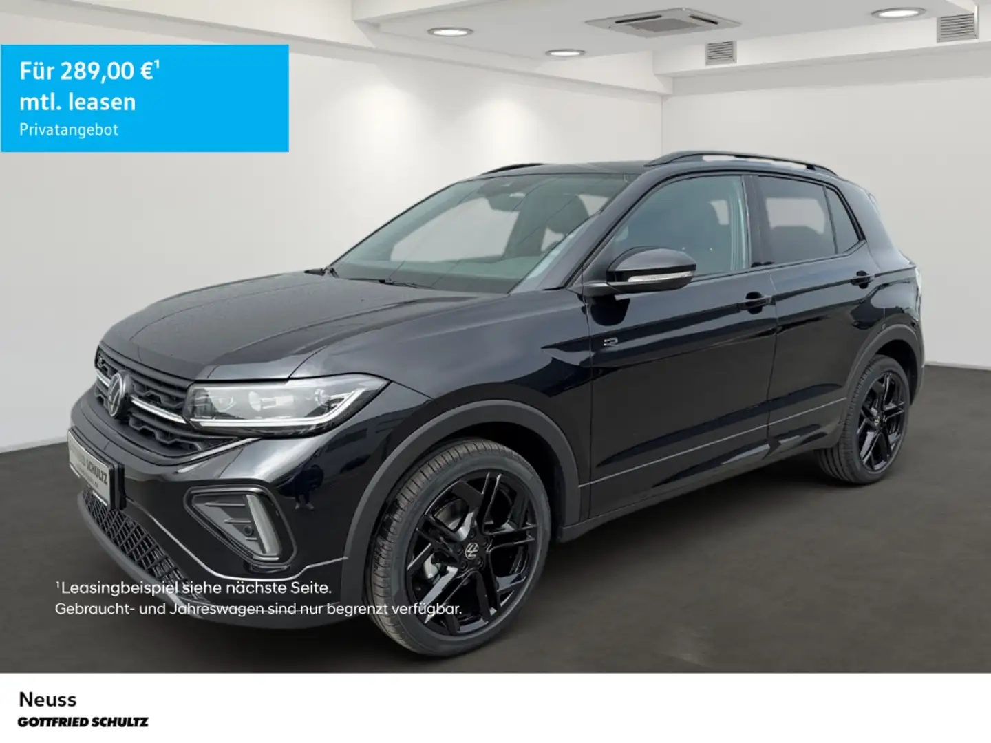 Volkswagen T-Cross R-LINE 1.0 TSI DSG NAVI KAMERA AHK APP CONNECT Schwarz - 1