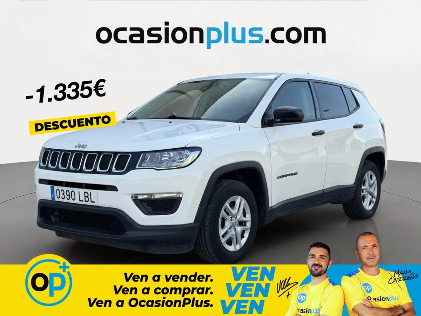 Jeep Compass 1.4 Multiair Sport 4x2 103kW Blanco - 1