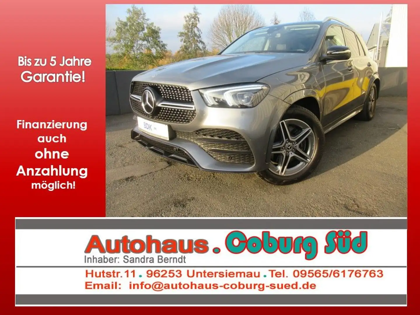 Mercedes-Benz GLE 300 d 4Matic AMG LED PANORAMA DIGITAL NAVI Gris - 1