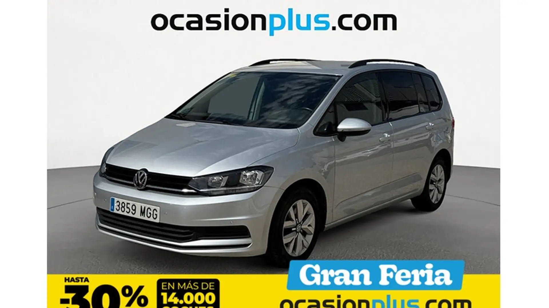 Volkswagen Touran 1.6TDI CR BMT Advance DSG7 85kW Plateado - 1