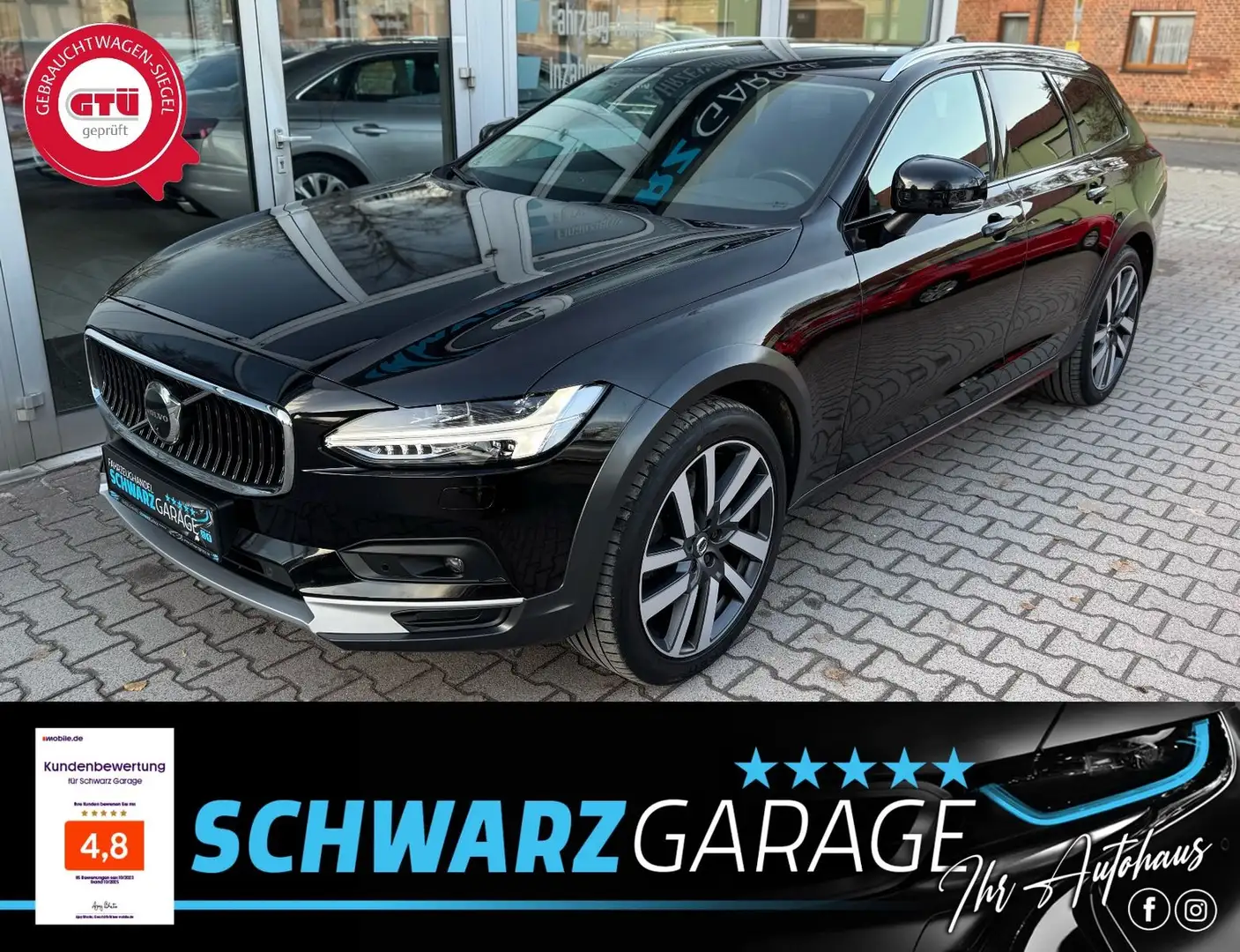 Volvo V90 Cross Country Pro AWD*SHZ*LEDER*LED* Noir - 1